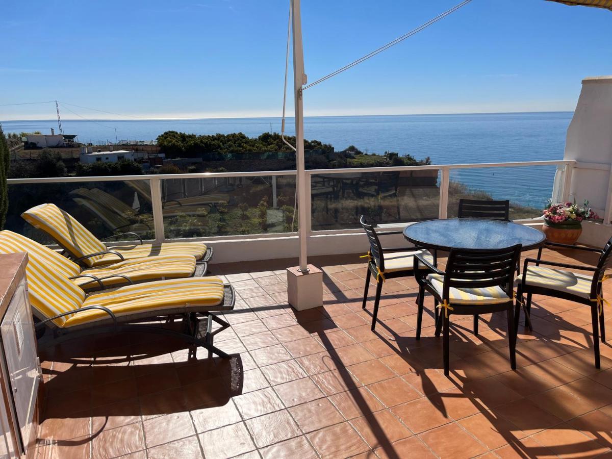 Delightful Burriana House With Magnificent Beach & Sea Views. Нерха Экстерьер фото