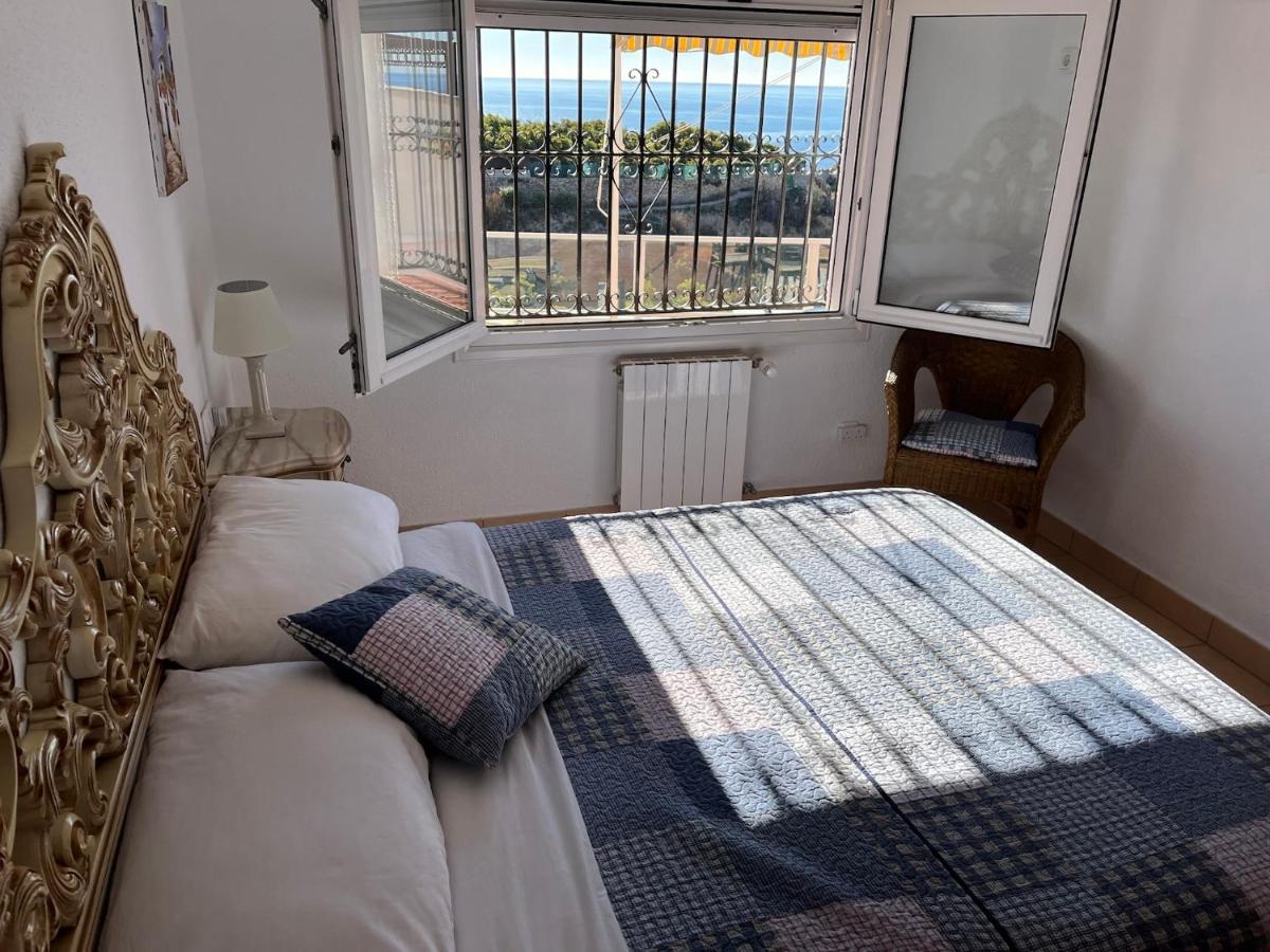 Delightful Burriana House With Magnificent Beach & Sea Views. Нерха Экстерьер фото